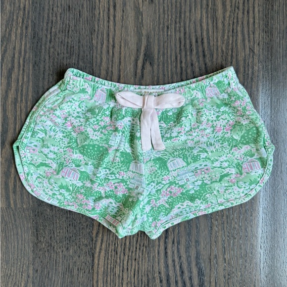 TBBC Girls Green Floral Shorts Size 2T - Picture 1 of 4